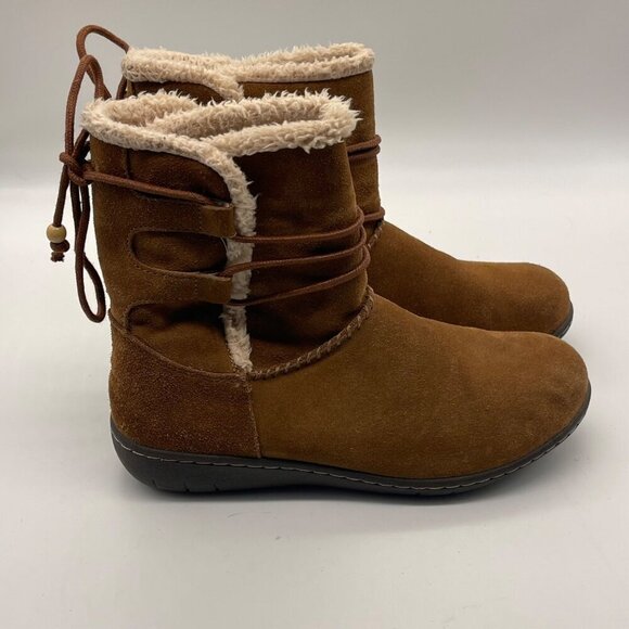 Skechers 49334 Women’s Slip-On Shoes – Size 8.5 – Chestnut Suede - Picture 3 of 12